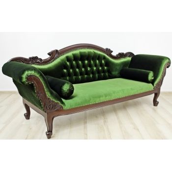 Piękna, Ręcznie Rzeźbiona Sofa / Szezlong z Kolekcji Prestige 117064g