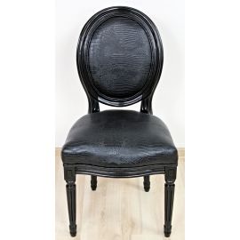 Stylowe Czarne Krzesło Przecena