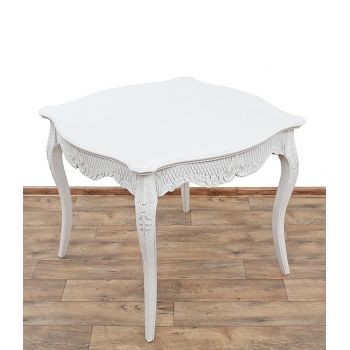 Stylowy, Rzeźbiony, Klasyczny Stół + 4 Krzesła 152075_4x152074