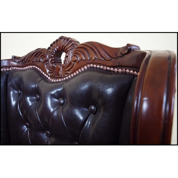 Stylowy Ręcznie Rzeźbiony Fotel  119183
