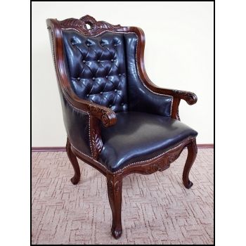 Stylowy Ręcznie Rzeźbiony Fotel  119183